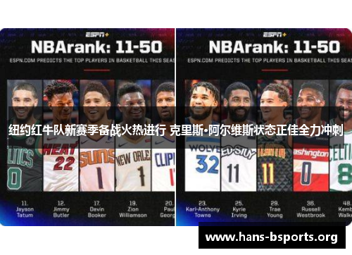 纽约红牛队新赛季备战火热进行 克里斯·阿尔维斯状态正佳全力冲刺